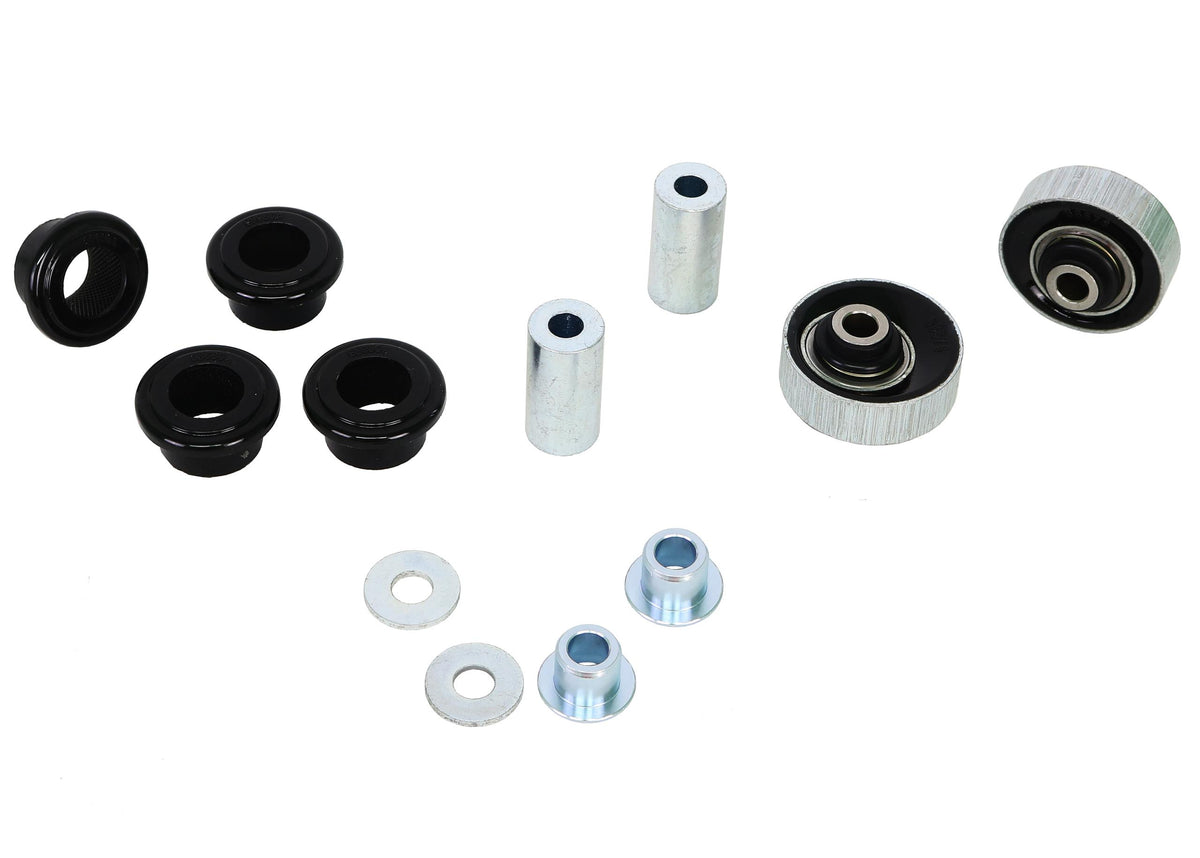 Whiteline Performance Control Arm Geometry Correction Kit Contains Control Arm And Bumpsteer Bushings Adds +0.5Deg Caster + Anti-Lift Whiteline (2011-2020 Jetta, Leon, GTI, Golf SportWagen, A3, Golf, Golf R, S3, A3 Quattro, RS3, TT) - KCA462