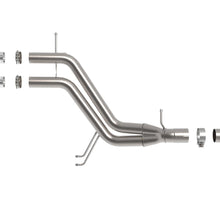 AFE Takeda 3 IN to 2-1/2 IN 304 Stainless Steel Axle-Back Exhaust w/ Blue Flame Tip (2013-2017 Veloster) - 49-37019-L