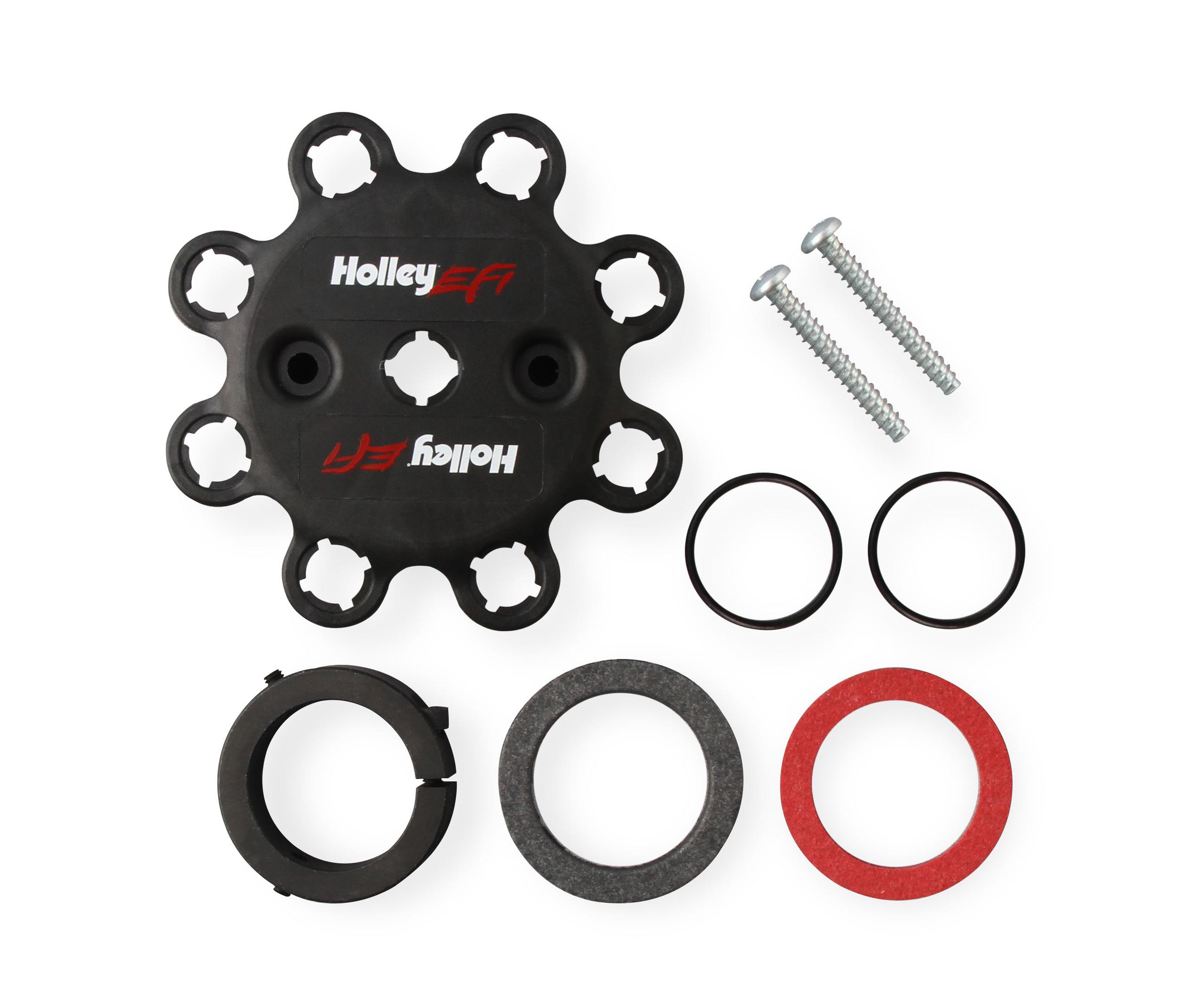 Holley Dual Sync BBC Tall Deck Distributor, Black.  - 565-204BK