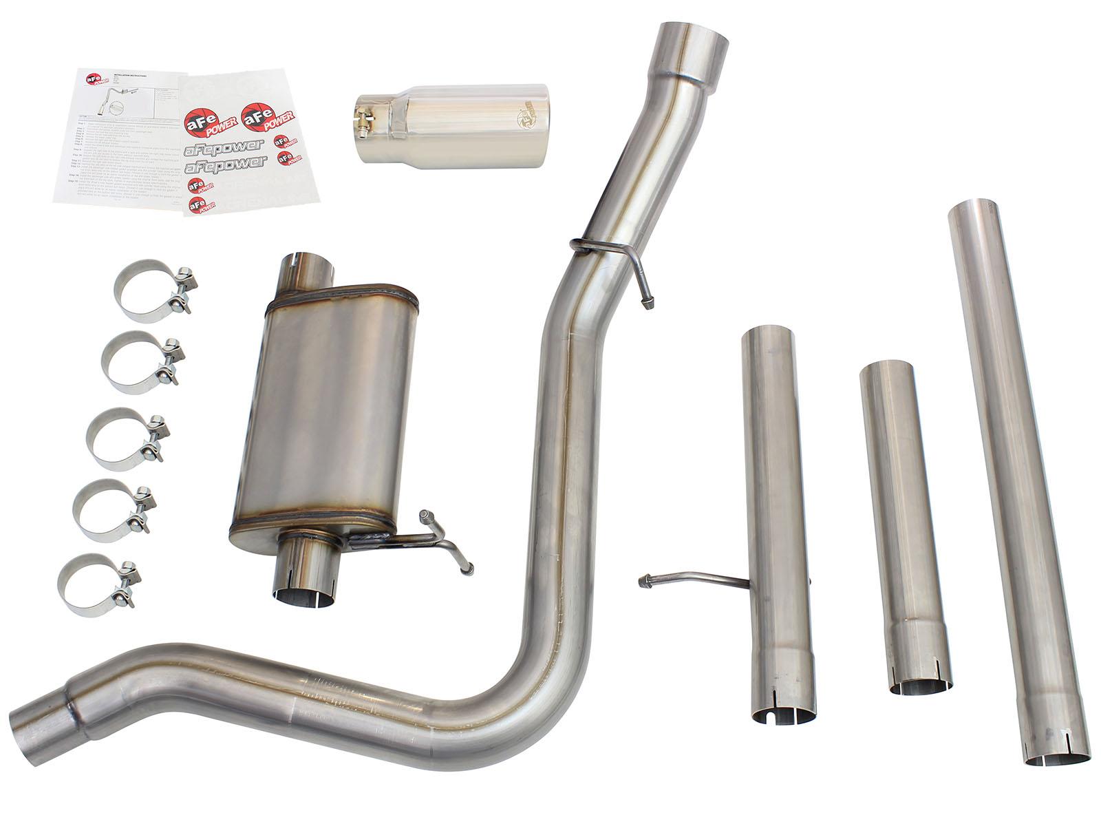 AFE MACH Force-Xp Cat-Back Exhaust System Polished - 49-43076-P