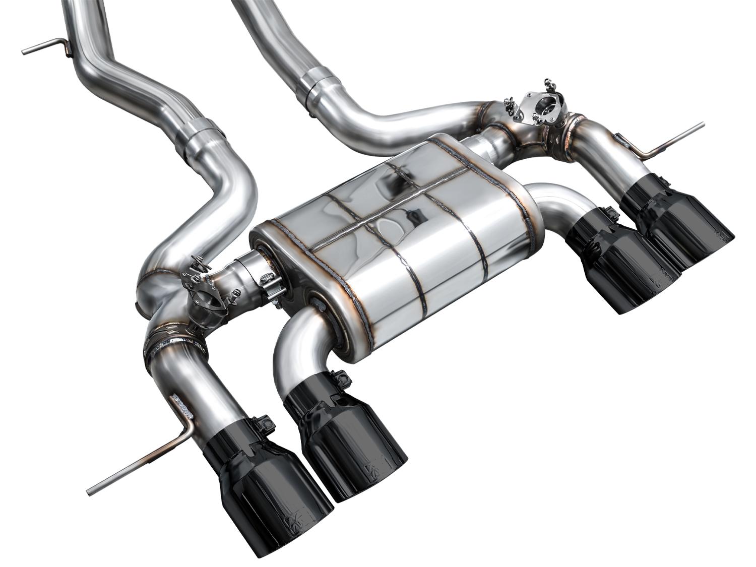 AWE SwitchPath™ Exhaust for BMW G87 M2 - Diamond Black Tips - 3025-43487