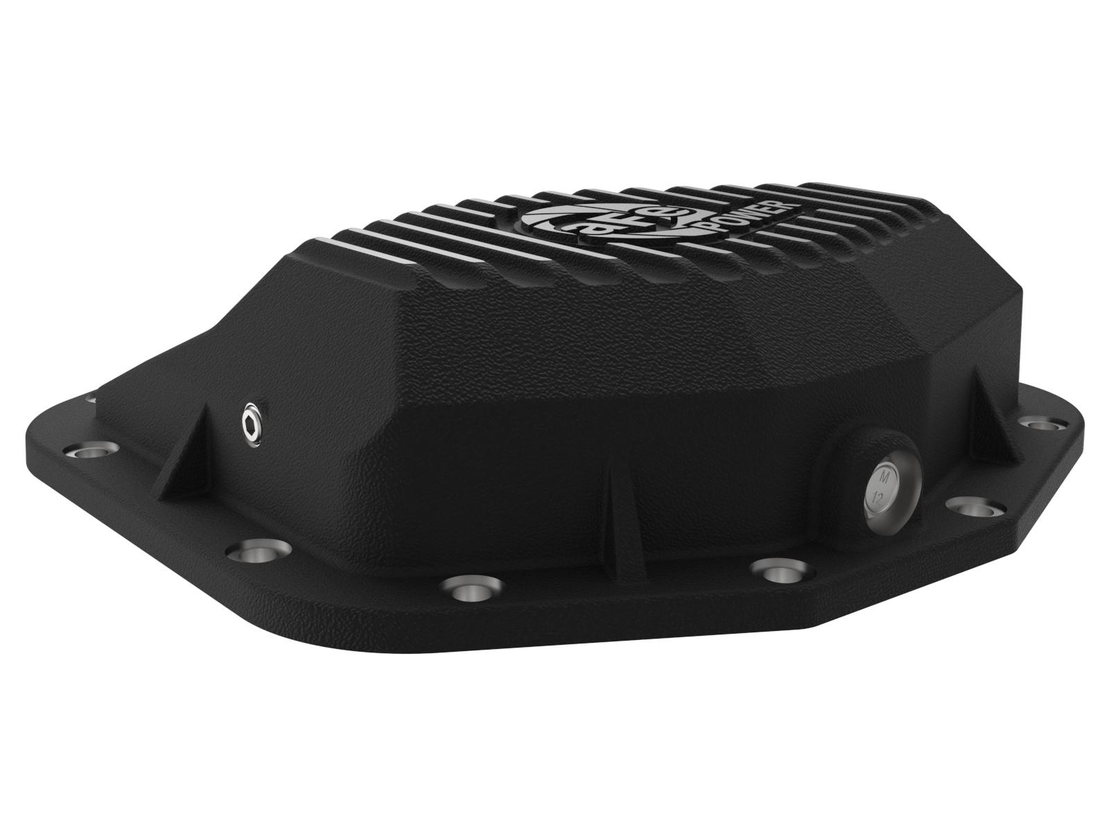 aFe Pro Series Rear Differential Cover Black w/ Machined Fins (2021-2022 Ram 1500 TRX (sc) (Dana M250)) - 46-71280B