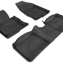 3D MAXpider 2012-2017 Hyundai Azera Kagu 1st & 2nd Row Floormats - Black
