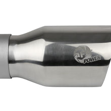 AFE MACH Force-Xp 304 Stainless Steel Clamp-on Exhaust Tip Polished (3 IN Inlet x 4-1/2 IN Outlet x 9 IN L) - 49T30454-P093
