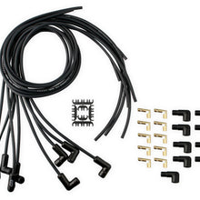 Accel Uni Ceramic 90 Boots Wire Kit- Black () - 9001Ck