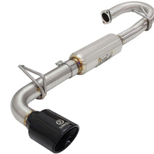 AFE Takeda 2-1/4 to 2-1/2in 304 Stainless Steel Axle-Back Exhaust System w/Black Tip (2011-2016 tC) - 49-36025-B