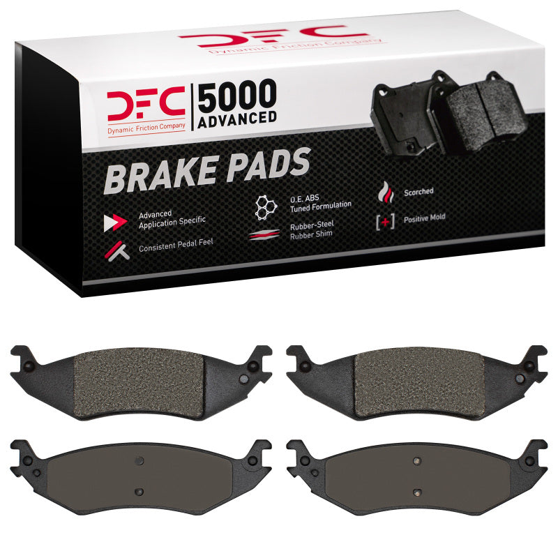 DFC 04-06 Ford Econoline Rear Semi Metallic 5000 Advanced Brake Pads