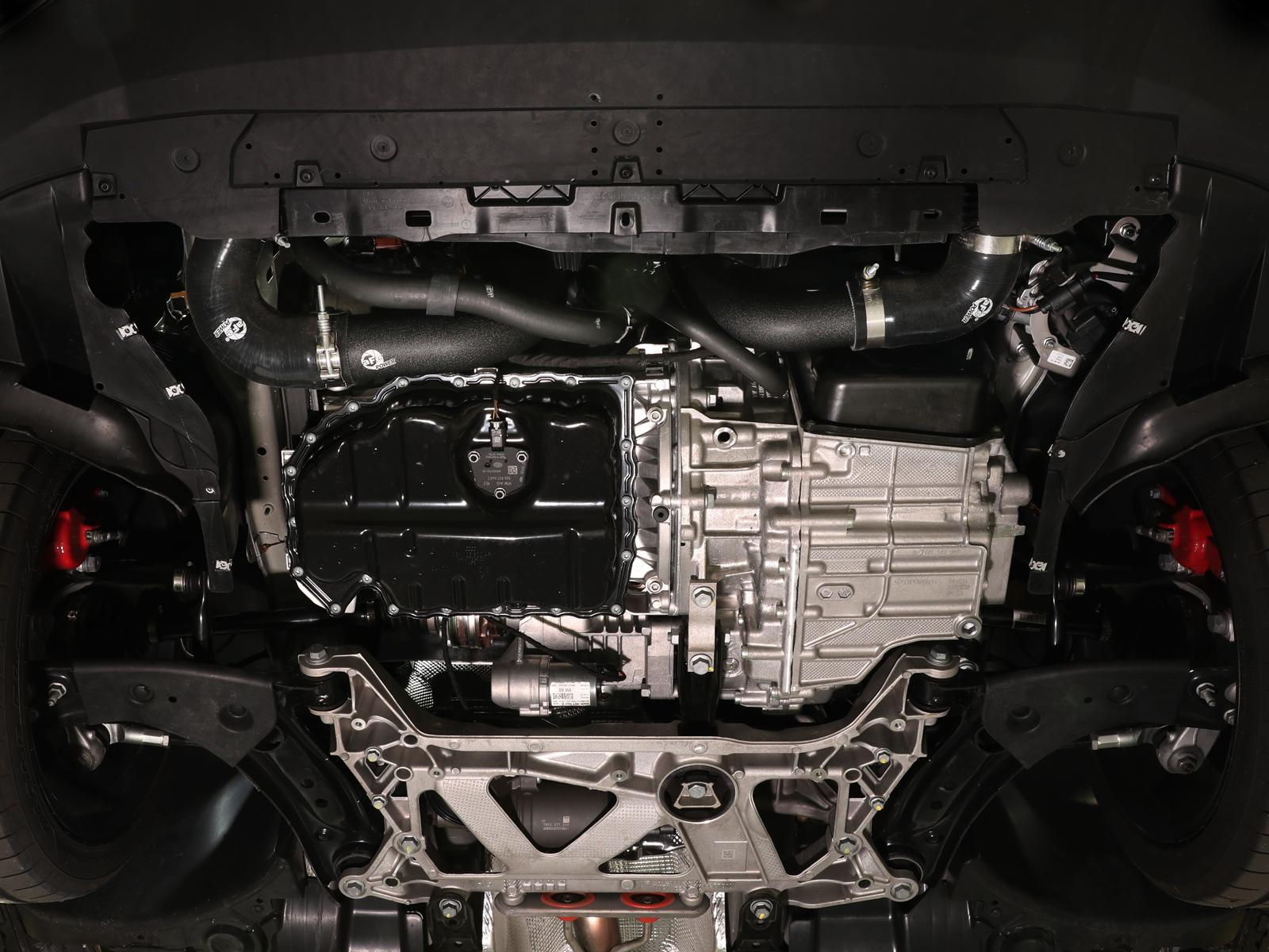 AFE BladeRunner 3 IN Aluminum Hot and Cold Charge Pipe Kit Black Volkswagen GTI (MKVIII) 22-23 L4-2.0L (t) (46-20604-B) - 46-20604-B