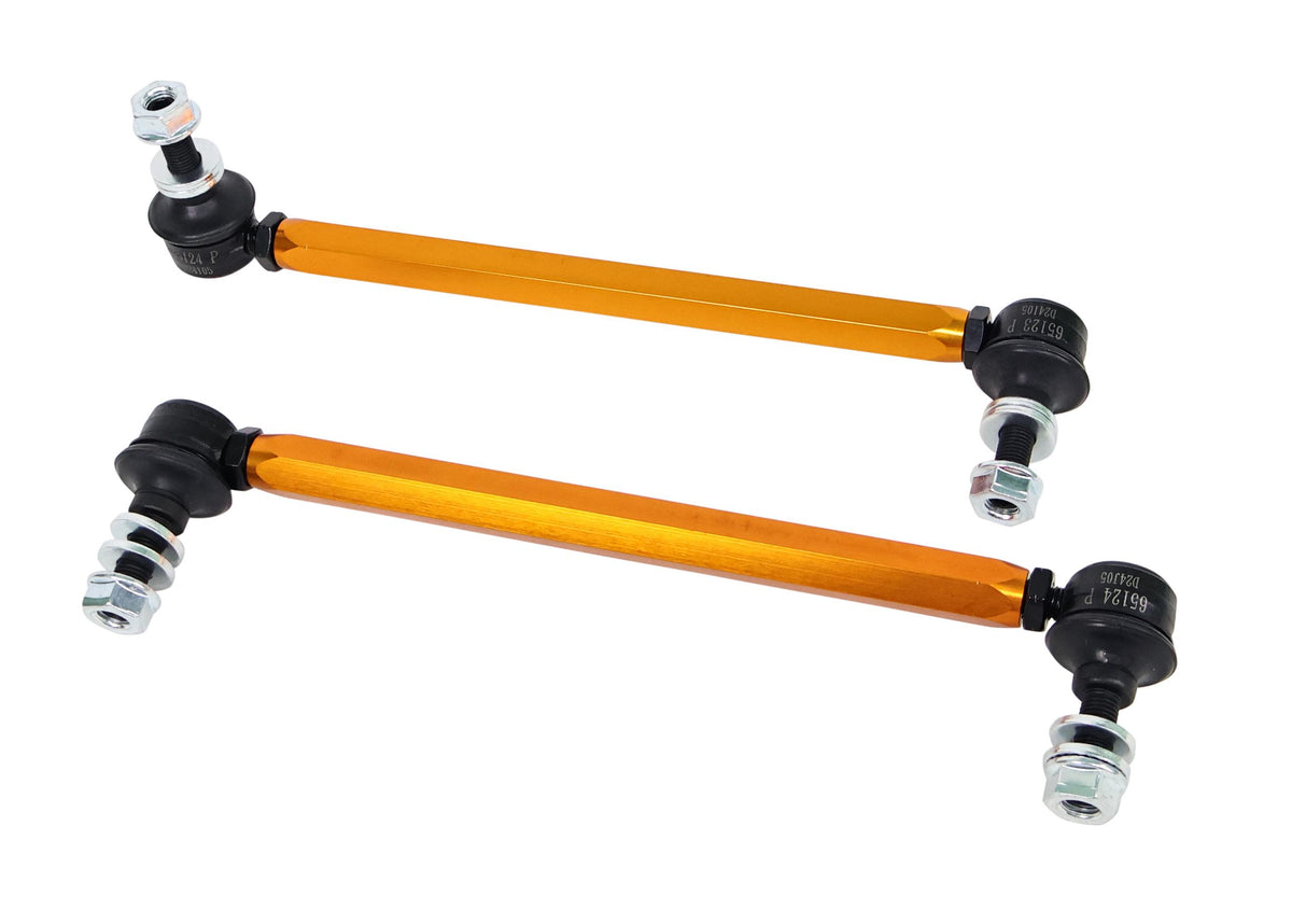 Whiteline Performance 275Sway Bar Link Adjustable Extra Heavy Duty Whiteline (1992-2020 Camry, ES300, 328i, 328is, 323i, 323is, 318ti, 323Ci, 328Ci, Celica, 330xi, 330Ci, 330i, 320i, M3, 325i, 325xi, 325Ci, Z4, Outlander, Caliber, Sebring, Compass, Patrio