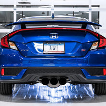 AWE Dual-to-Triple Tip Conversion for 10th Gen Civic Si - Diamond Black Tip (AWE Exhaust required) - 3810-53020