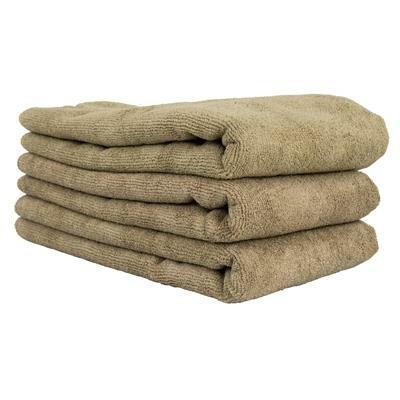 Chemical Guys Workhorse Professional Microfiber Towel, Tan 16" x 16" (3 Pack) - MIC34403