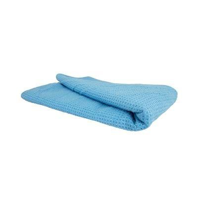Chemical Guys Waffle Weave Glass and Window Microfiber Towel, Blue 24" x 16" - MIC708