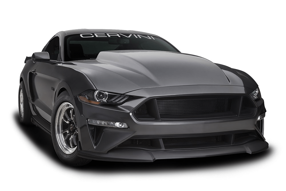 Cervini’s 4-Inch Cowl Hood – 2018-2023 Mustang GT (1238)