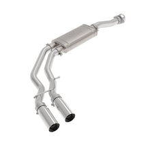 AFE 49-43128-P Rebel Series 3 IN to 2-1/2 IN Stainless Steel Cat-Back Exhaust System w/ Polished Tip (Ford F-150 2021-2024 V6-2.7 TT / 3.5L TT / V8-5.0L)