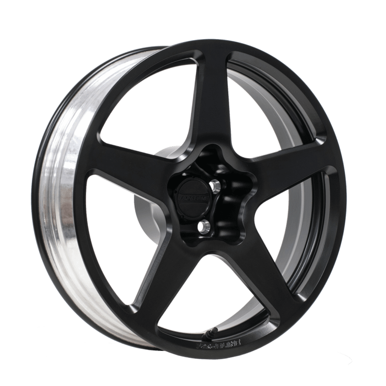 Forgeline CF1R 18x5in Skinny Front Drag Racing Wheel - Satin Black