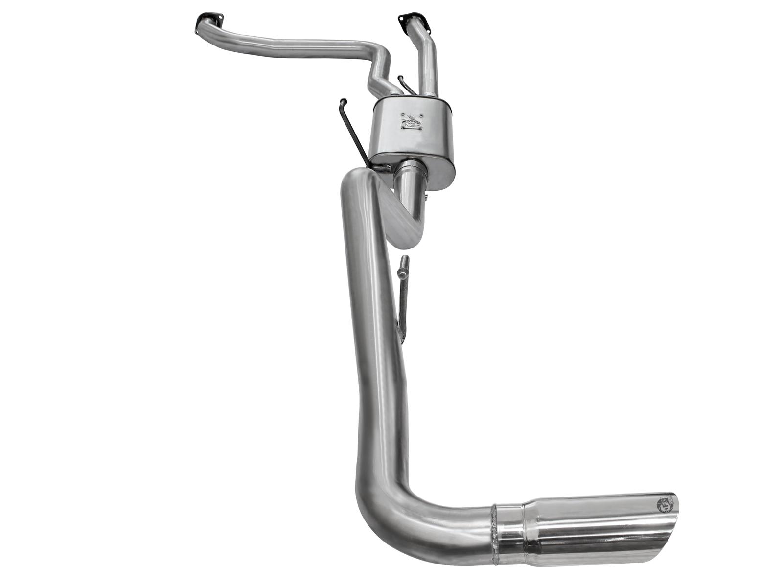 AFE MACH Force-Xp 2-1/2 IN to 3 IN 409 Stainless Steel Cat-Back Exhaust System (2005-2019 Frontier) - 49-46101-1
