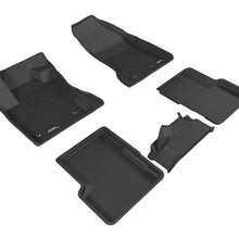 3D MAXpider 2015-2020 Jeep Renegade Kagu 1st & 2nd Row Floormats - Black
