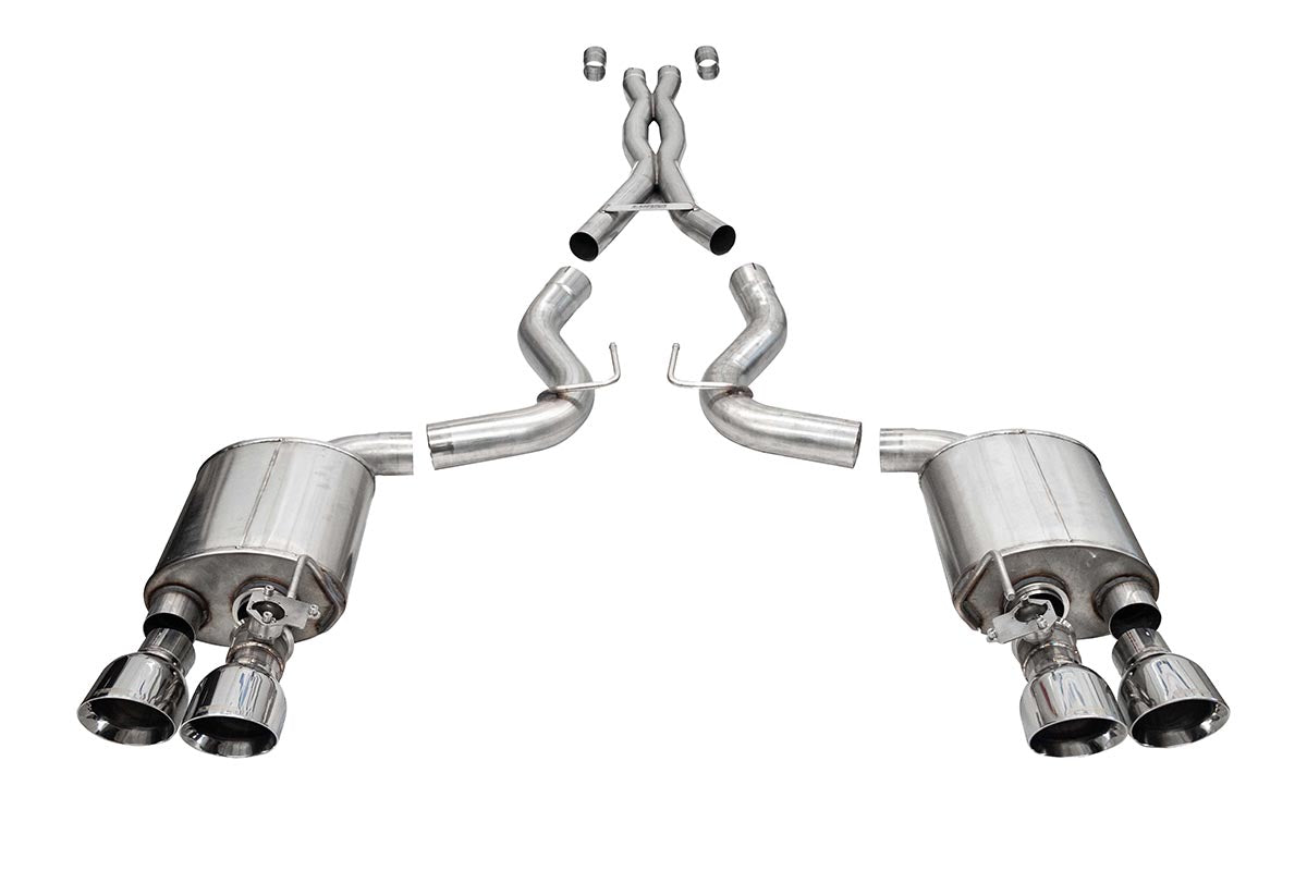 Corsa 21291 GT500 Cat-Back - angle 2