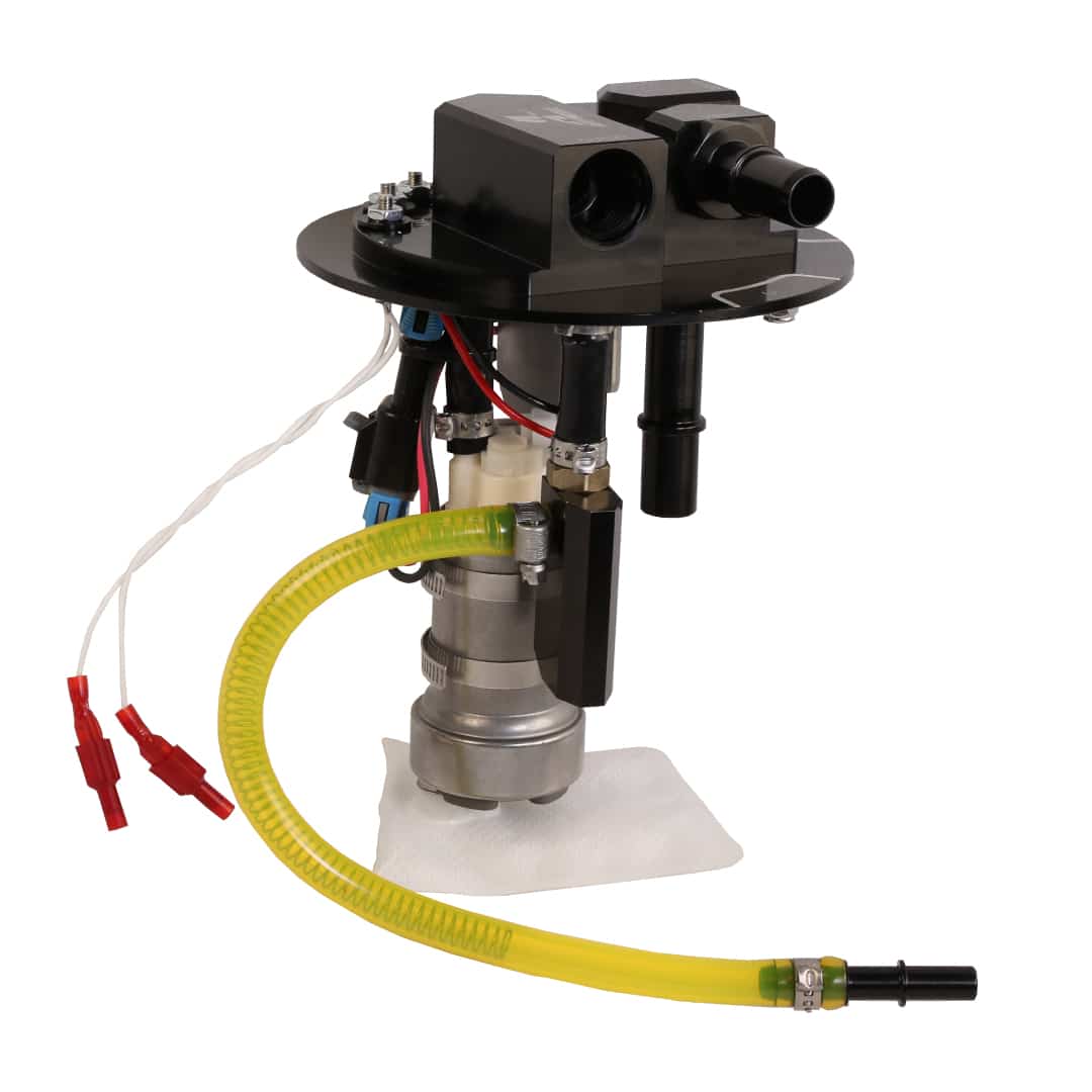 Aeromotive Phantom Series: 2020-2022 Jeep Gladiator Direct Drop-In - 525 LPH with Apex Jet-Siphon, Baffle Check Valves, OEM vent connection.  Return style or Returnless PWM capability. - 18078