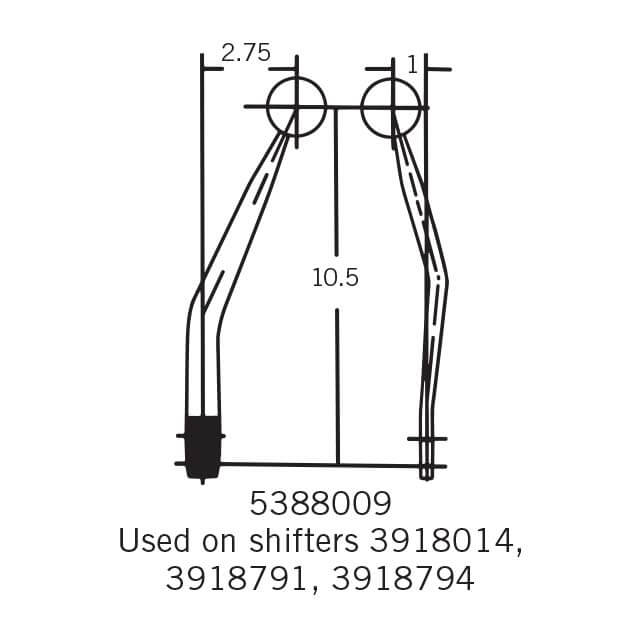 HURST Gear Shift Lever Stick - 5388009