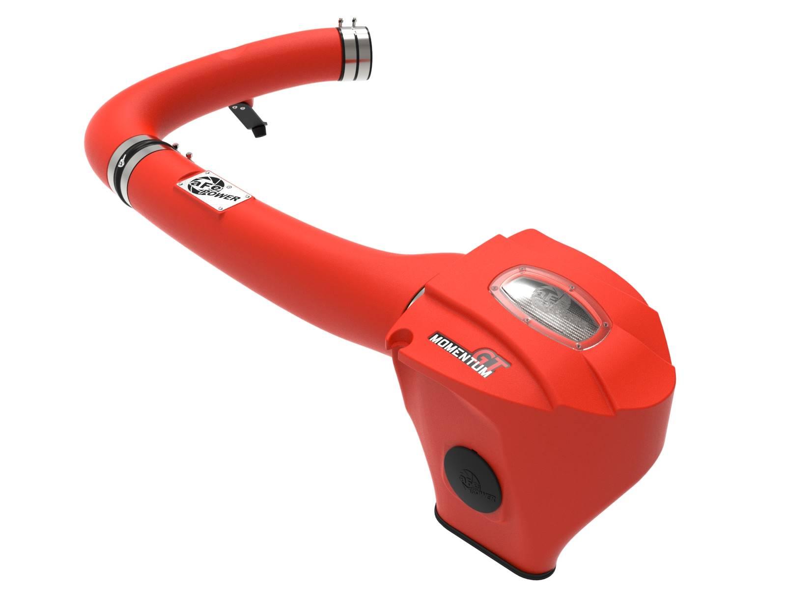 AFE Momentum GT Cold Air Intake System Red w/ Pro DRY S Filter (2011-2021 300, 300, Challenger, Charger) - 51-72201-R