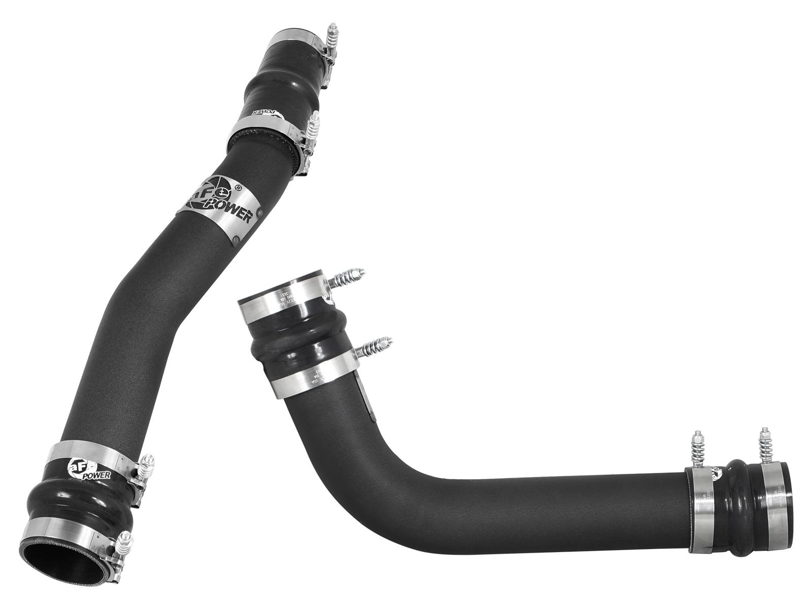 AFE BladeRunner 3 IN Aluminum Hot and Cold Charge Pipe Kit Black (2003-2007 Ram 2500, Ram 3500) - 46-20014