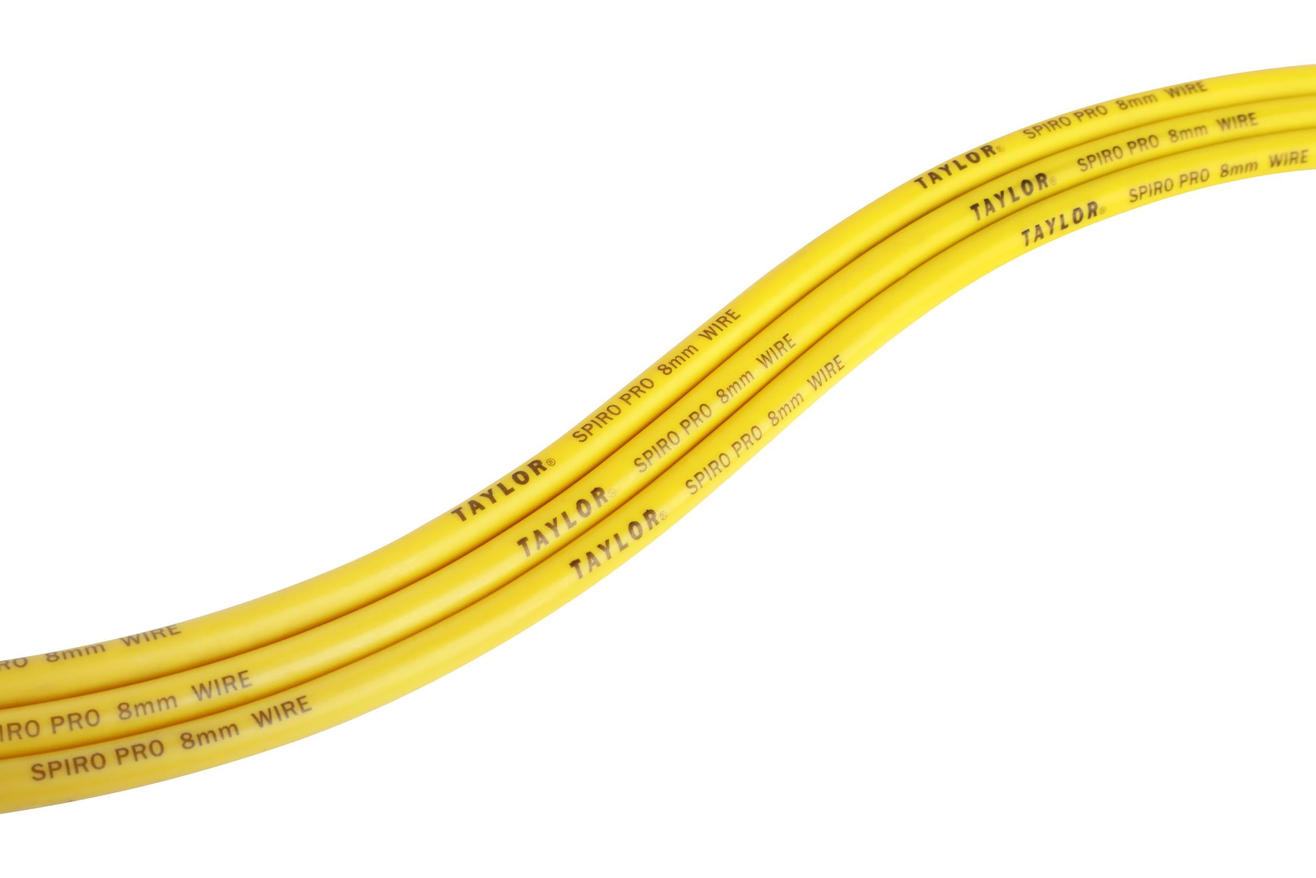 TAYLOR CABLE 8mm Spiro-Pro univ 8 cyl 90 Yellow - 73451