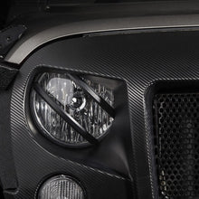 Rugged Ridge Elite Euro Guard Kit Pivotal Headlight Black; 07-18 Wrangler Jk/Jku - 11230.13