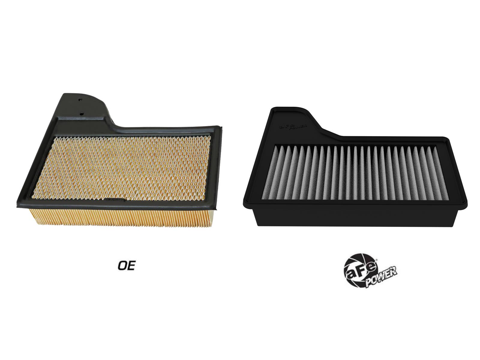 AFE Magnum FLOW OE Replacement Air Filter w/ Pro DRY S Media (2015-2020 Mustang) - 31-10255