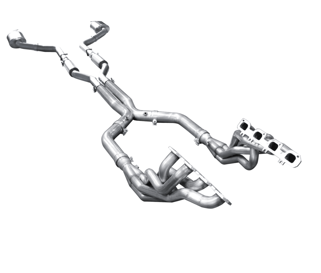 American Racing Headers CHYR-15200312FSNC 2" x 3-1/2" Headers with Off-Road Race Only and Pure Thunder Mufflers - Full Race System (2015-2019 Charger / Magnum / 300 SRT8)