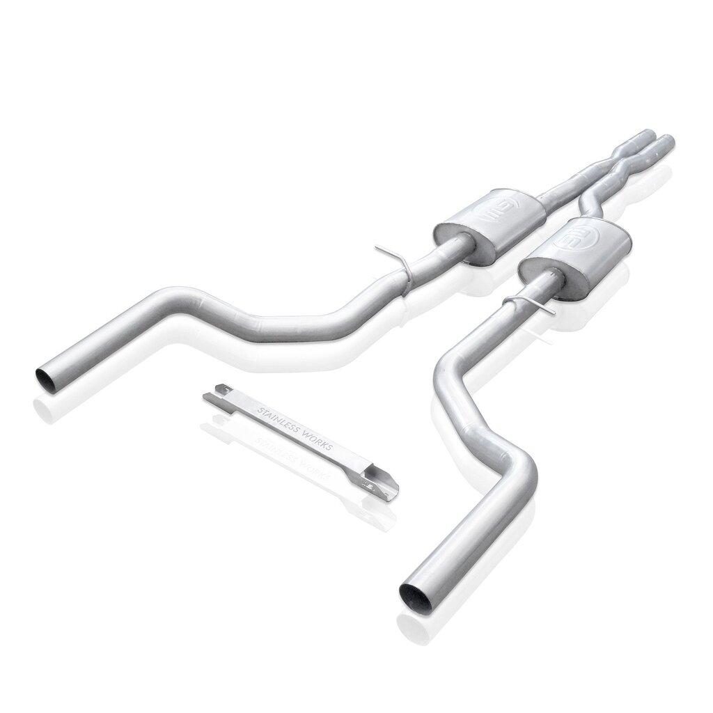 Stainless Works CHAR15CB Catback Exhaust System with X-Pipe (2015-2018 Charger 5.7L)