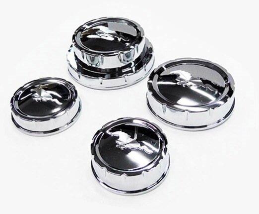 UPR 2011-2014 Mustang 5.0L Engine Bay Cap Cover Set (Chrome)