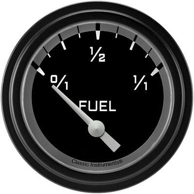 Classic Instruments Fuel Gauge,Short Sweep 2 5/8" Diameter - AX214GBLF