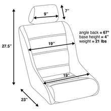 Corbeau Classic II Fixed Back Seat (Each)