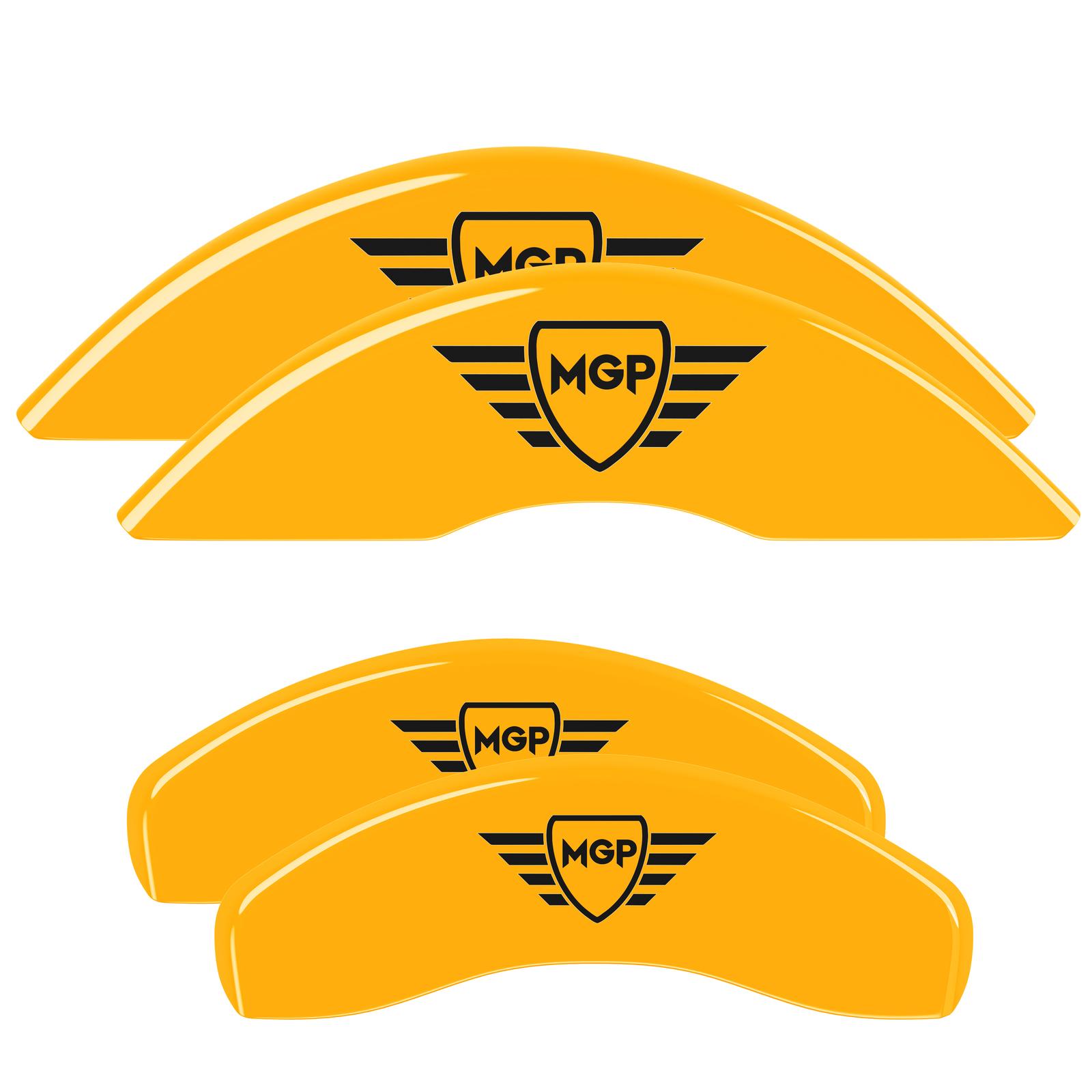 MGP Set Of 4: Yellow Finish, Black Mgp (2014-2019 Toyota Highlander) - 16230SMGPYL