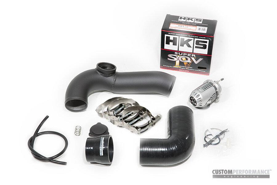 CP-e Ford Focus ST Exhale™ HKS SSQ BOV Kit (Satin Black Pipe)