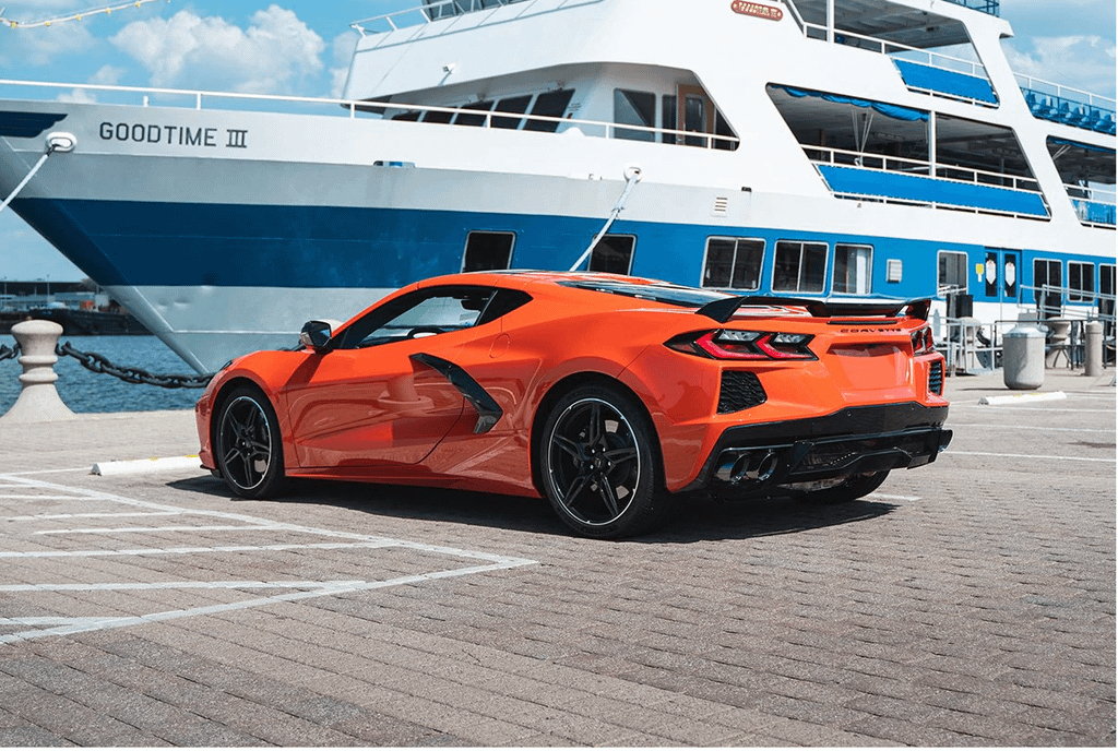Corsa Performance 4.5" Twin TIp Kit - Polished (2020-2022 Corvette C8) - 21109