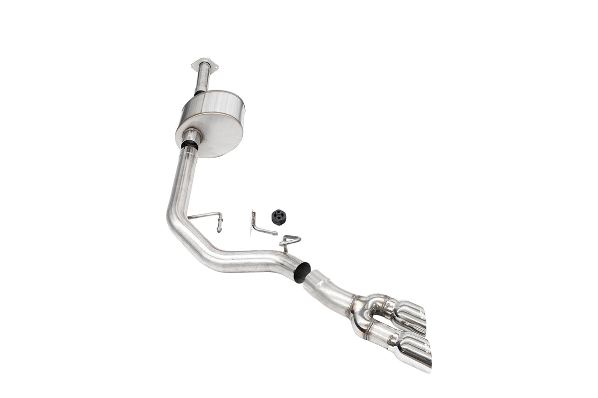 Corsa 21331 Lightning Exit side-exit tip location, ahead of rear wheel