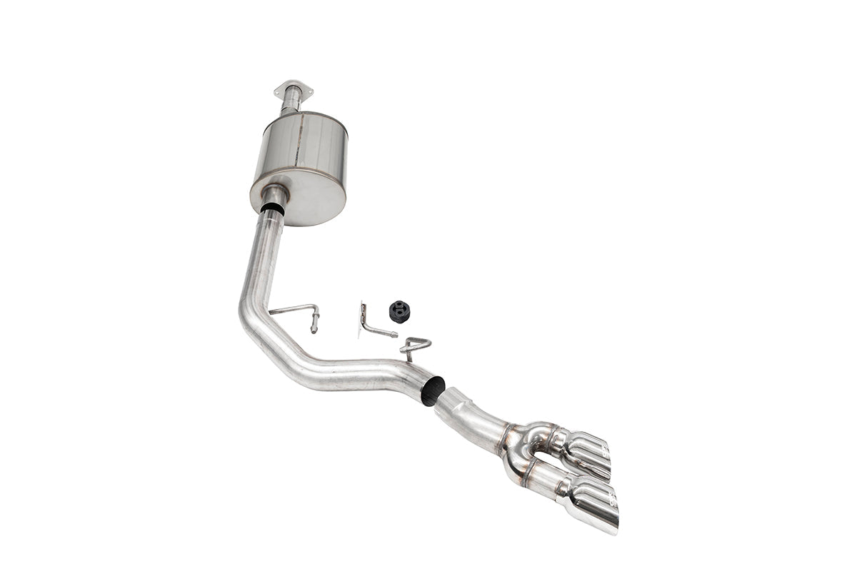 Corsa 21334 Lightning Exit side-exit tip location, ahead of rear wheel