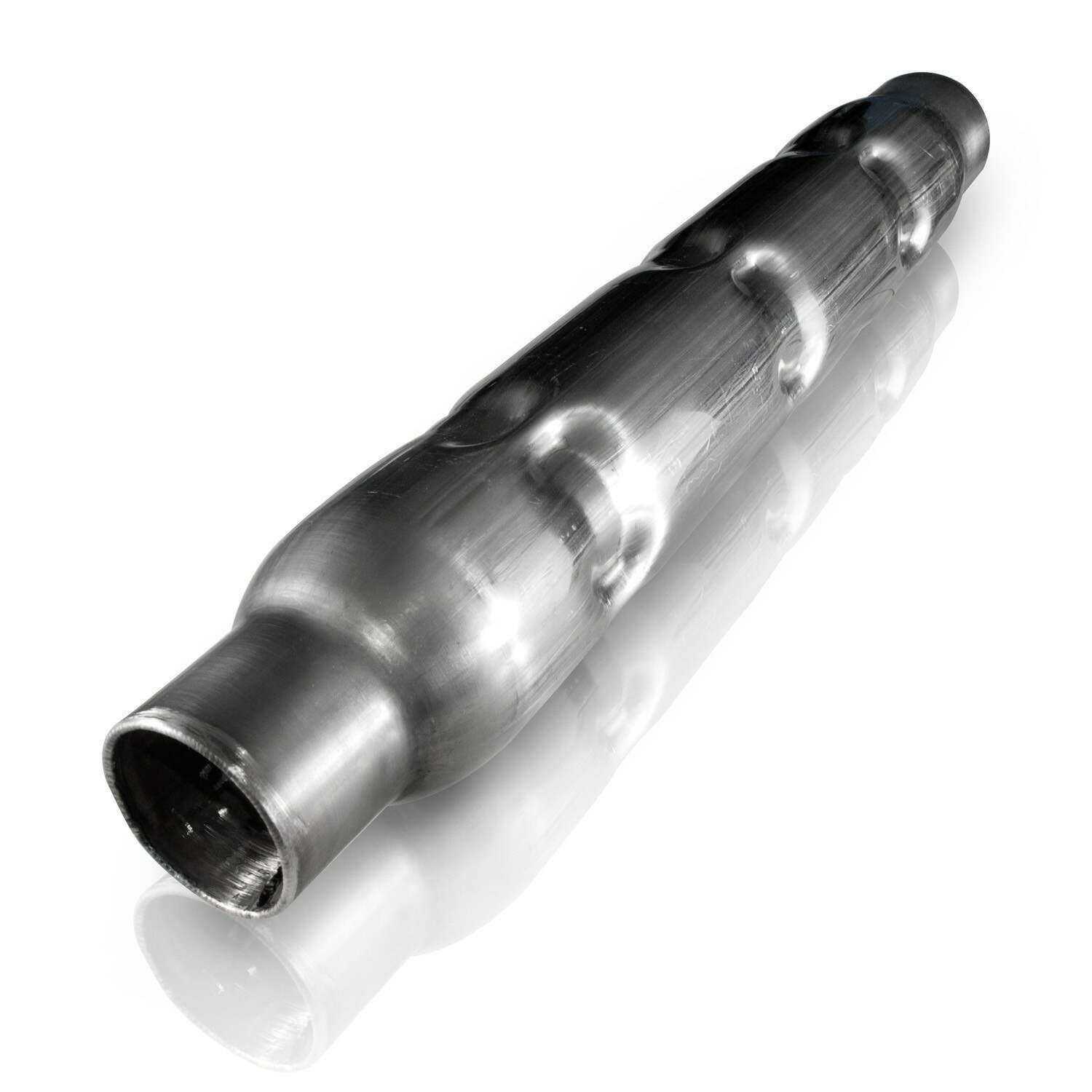 Stainless Works Chambered Round 2-1/2" Muffler - CR2525