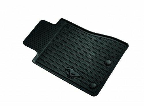 Ford Floor Mats - All-Weather Thermoplastic Rubber, Black 4-Piece Set (2011-2014 Mustangs) - CR3Z-6313300-AA