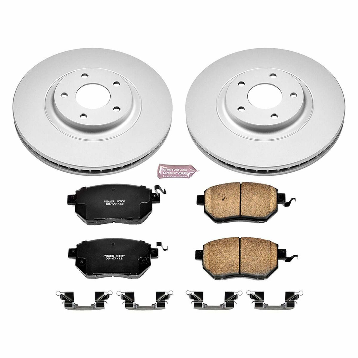 Power Stop 03-05 Infiniti FX35 Front Z17 Evolution Geomet Coated Brake Kit - CRK091