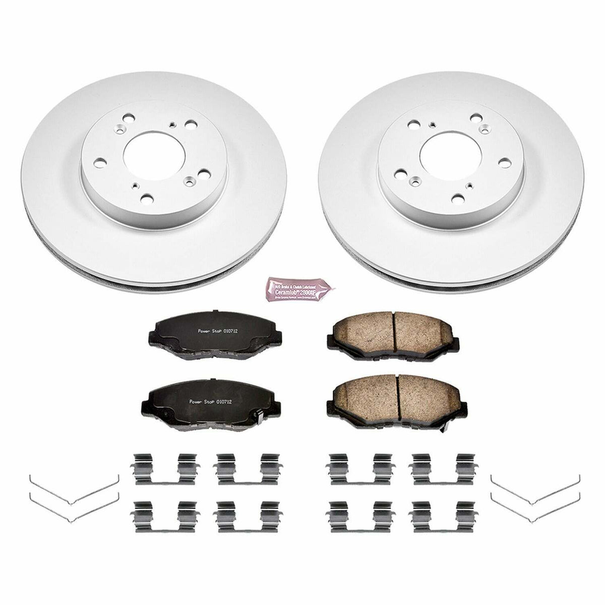 Power Stop 14-15 Acura ILX Front Z17 Evolution Geomet Coated Brake Kit - CRK1043