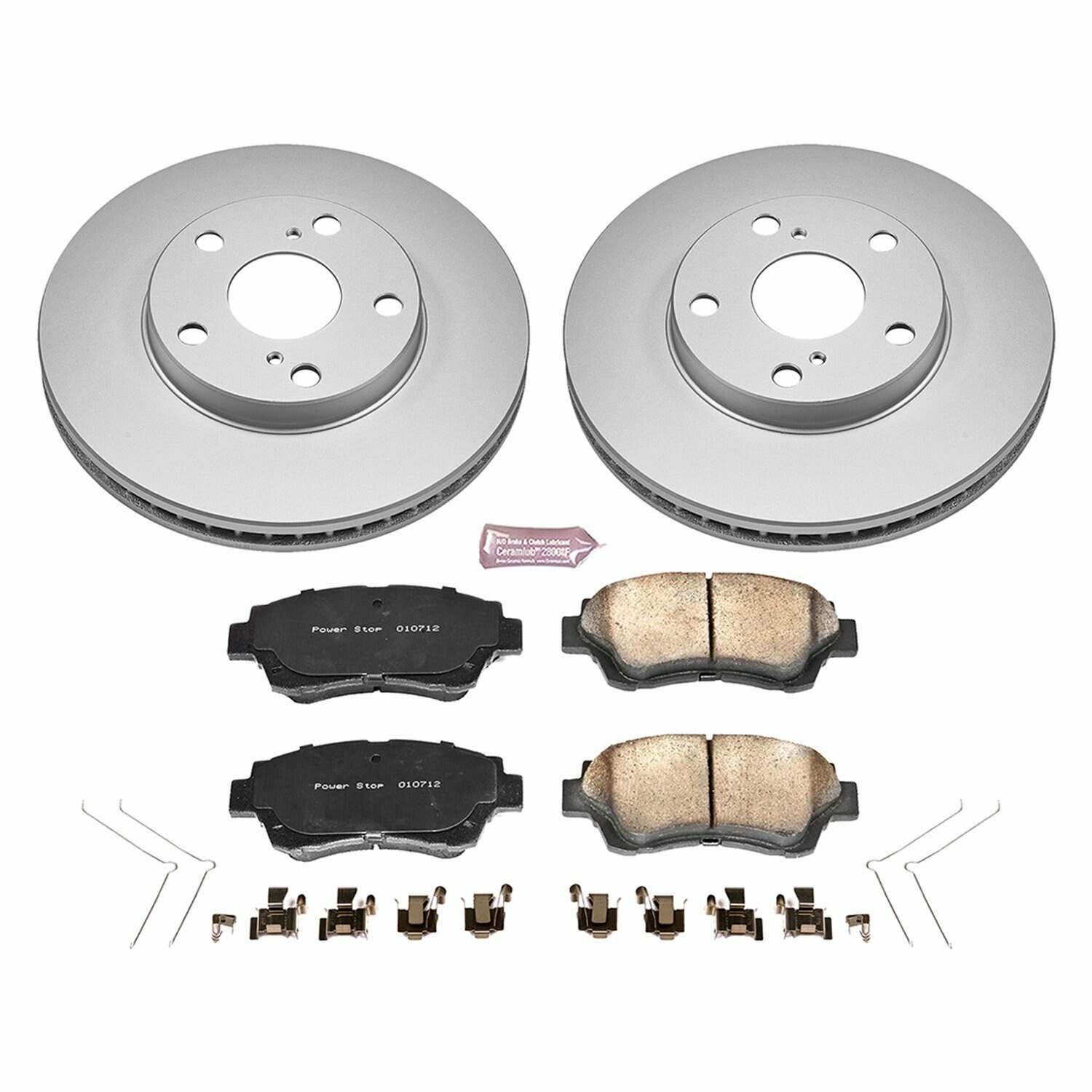 Power Stop 92-96 Lexus ES300 Front Z17 Evolution Geomet Coated Brake Kit - CRK1054
