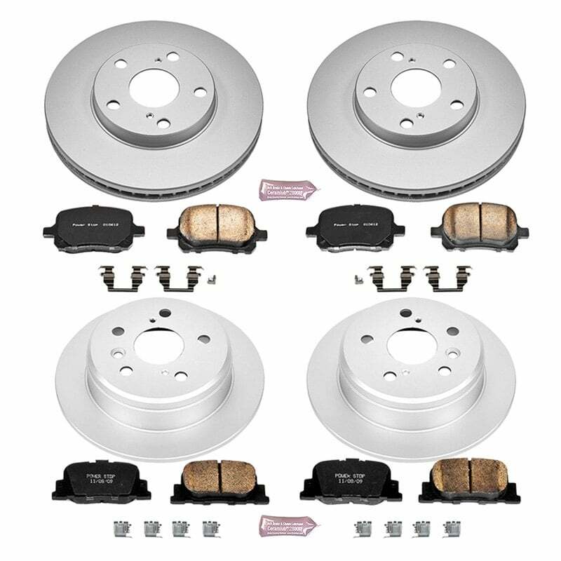 Power Stop 00-01 Lexus ES300 Front & Rear Z17 Evolution Geomet Coated Brake Kit - CRK1061