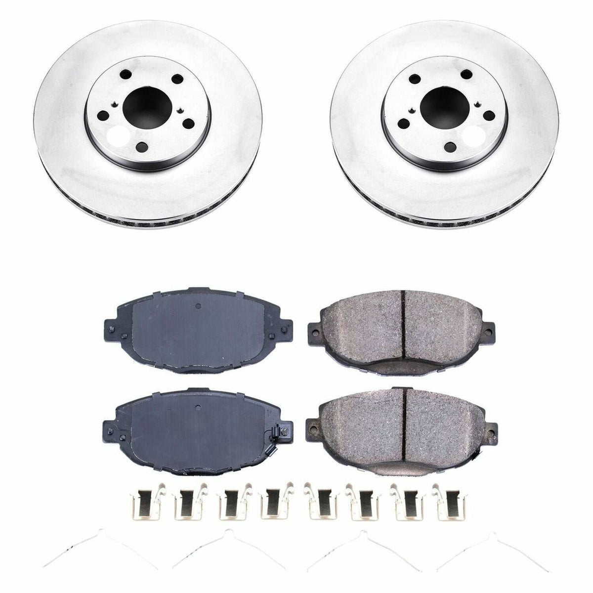 Power Stop 99-00 Lexus SC300 Front Z17 Evolution Geomet Coated Brake Kit - CRK1073