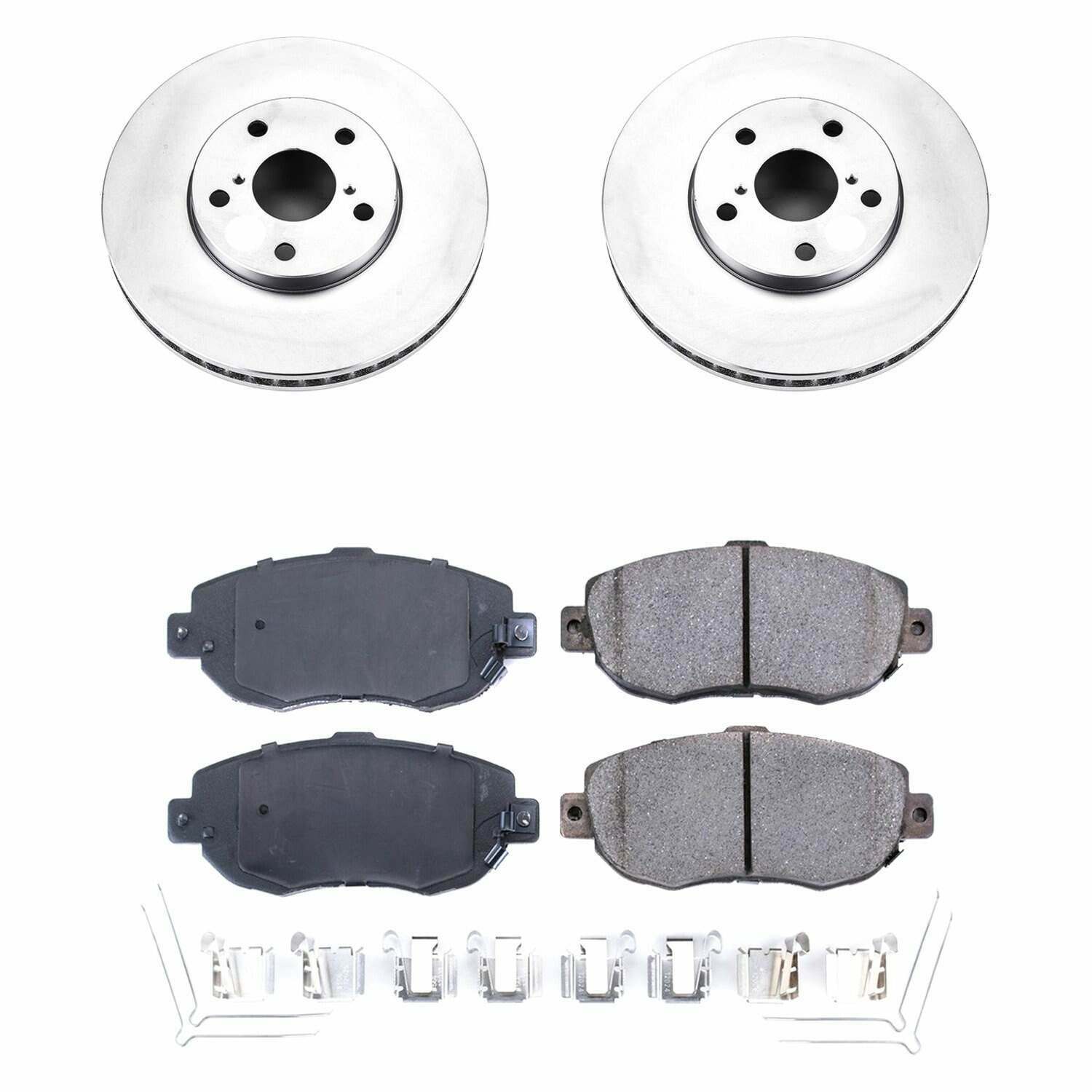 Power Stop 93-05 Lexus GS300 Front Z17 Evolution Geomet Coated Brake Kit - CRK1077