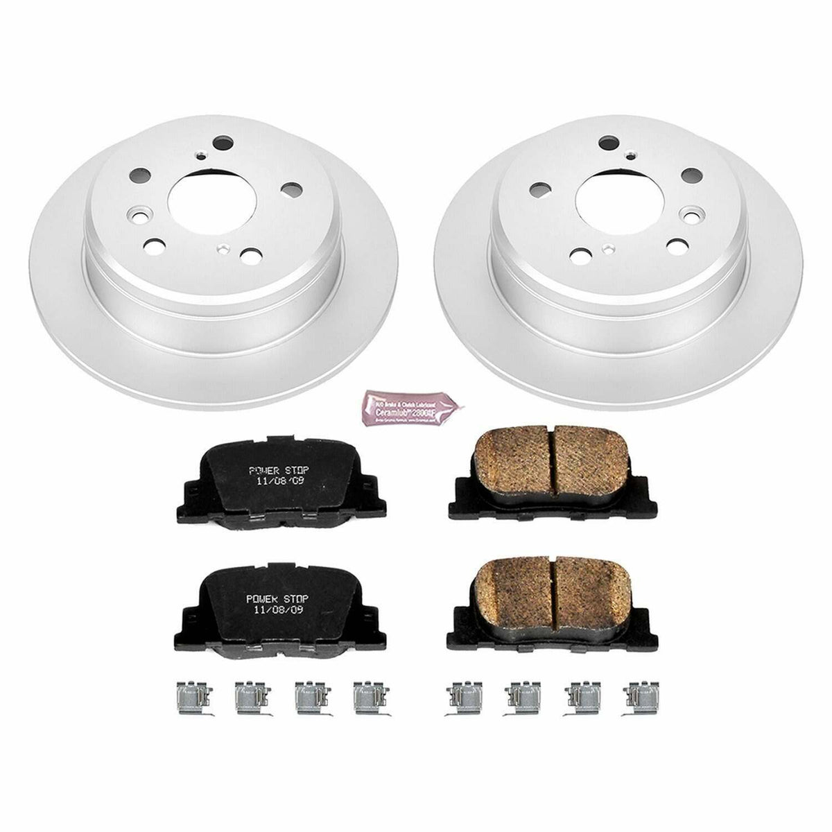 Power Stop 00-01 Lexus ES300 Rear Z17 Evolution Geomet Coated Brake Kit - CRK1084