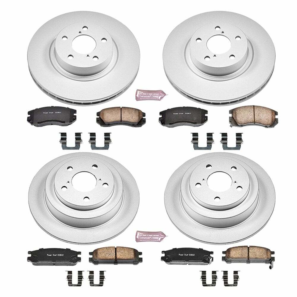 Power Stop 1996 Subaru Legacy Front & Rear Z17 Evolution Geomet Coated Brake Kit - CRK1119
