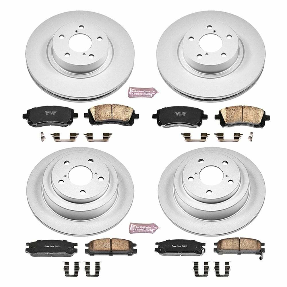 Power Stop 1998 Subaru Impreza Front & Rear Z17 Evolution Geomet Coated Brake Kit - CRK1121